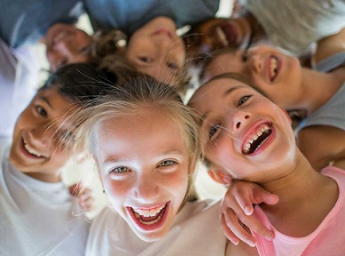 lachende kinderen